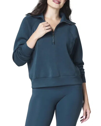 Spanx ®  Airessentials® 1/2-zip Pullover In Blue