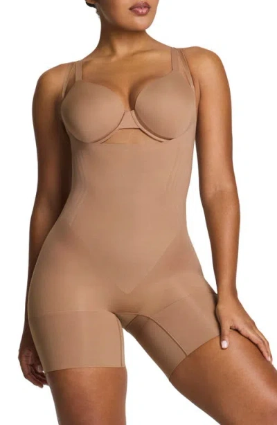 Spanx ® Sculpt™ Gofigure Open Bust Shaper Bodysuit In Brown