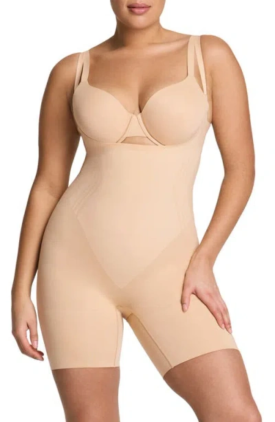 Spanx ® Sculpt™ Gofigure Open Bust Shaper Bodysuit In Brown