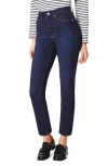 Spanx Redefine High Rise Slim Straight Jeans In Dark Indigo In Blue