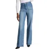 Spanx Authentic 360 Easy Flare Jeans In Elysian In Brown