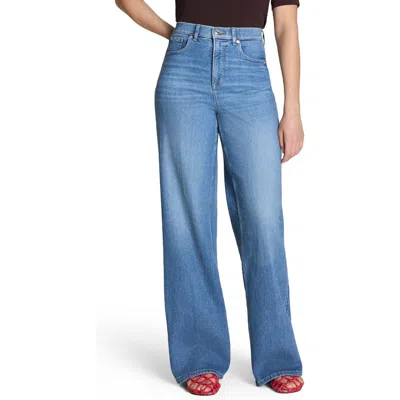 Spanx ® Shape™ Authentic 360 Wide Leg Jeans In Blue