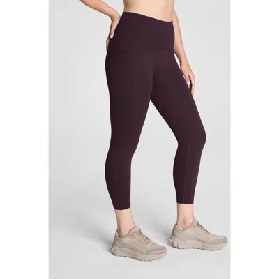 Spanx ® Shape™ Booty Boost® 7/8 Leggings In Burgundy