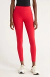 Spanx Booty Boost 7/8 Leggings In Red In Red