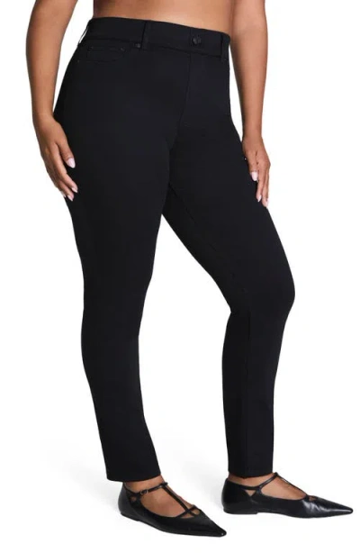 Spanx ® Shape™ Everywear Pull-on Ankle Skinny Jeans In Black