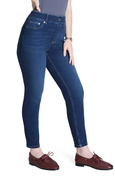 Spanx ® Shape™ Everywear Pull-on Ankle Skinny Jeans In Blue