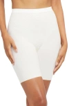 Spanx Shape Invisible Supima Cotton Mid Thigh Short In Powder