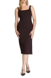 Spanx ® Shape™ Ponte Midi Tank Dress In Brown