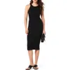 Spanx ® Smooth™ Jersey Cutaway Shoulder Midi Dress In Classic Black