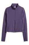 Spanx ® Smooth™ Onform Full Zip Jacket In Aubergine