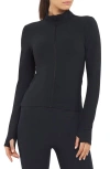 Spanx Bare Essentials Contour Jacket In Very Black