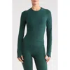 Spanx Smooth Onform Contour Long Sleeve In Green