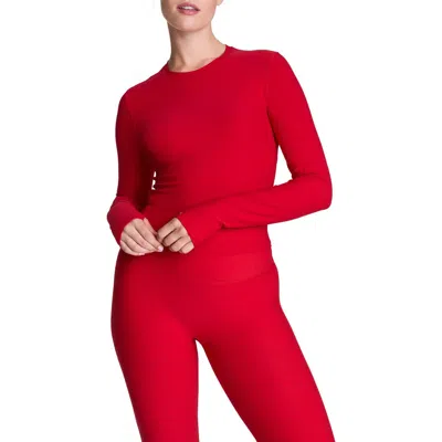 Spanx ® Smooth™ Onform Long Sleeve Top In Red