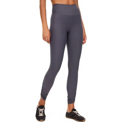 Spanx ® Smooth® Ruched Leggings In Gray