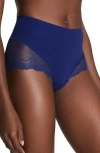 Spanx Undie-tectable Lace Hi-hipster Panty In Blue