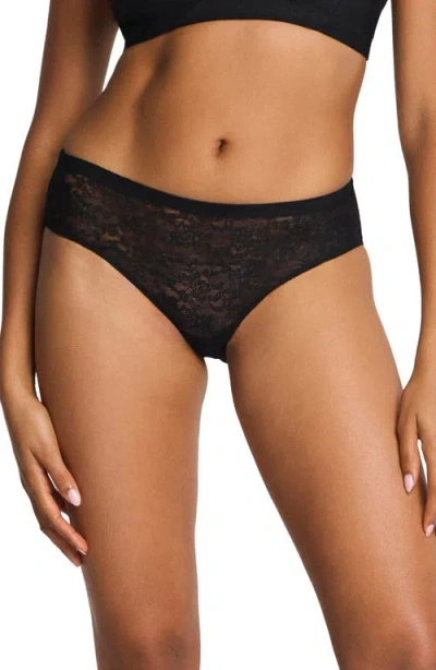 Spanx ® Supersmooth® Day To Date Night Lace Bikini In Black
