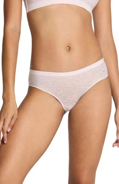 Spanx ® Supersmooth® Day To Date Night Lace Bikini In Pink