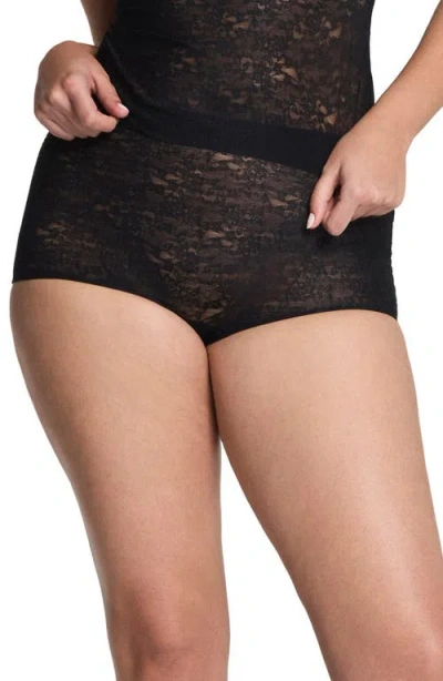 Spanx ® Supersmooth® Day To Date Night Lace Boyshorts In Black