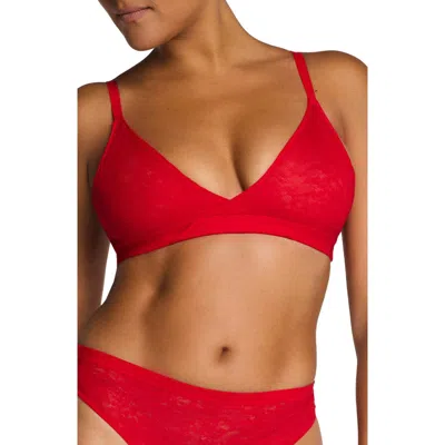 Spanx ® Supersmooth® Day To Date Night Lace Bralette In Red