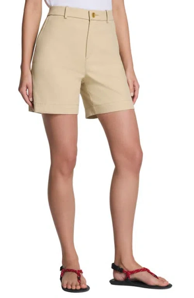 Spanx ® Supersmooth™ High Waist Stretch Twill Shorts In Neutral