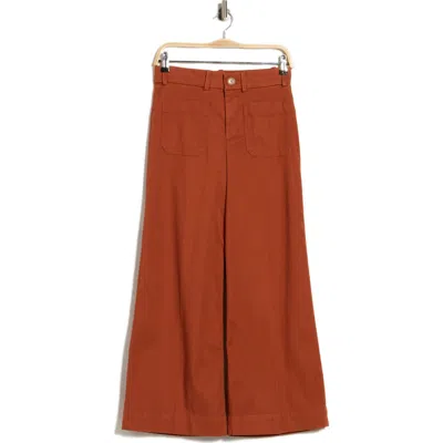 Spanx ® Supersmooth® Patch Pocket Wide Leg Pants In Brown