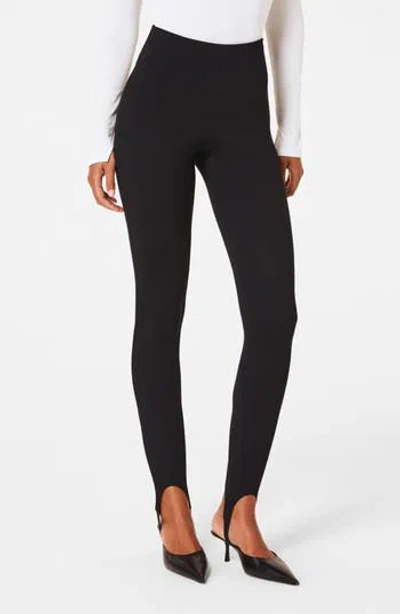 Spanx ® Supersmooth™ Perfectfit Ponte Stirrup Leggings In Black