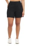 Spanx ® Supersmooth™ Stretch Twill Shorts In Classic Black