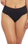 Spanx ® Supersmooth™ Undie‑tectable® Thong In Very Black