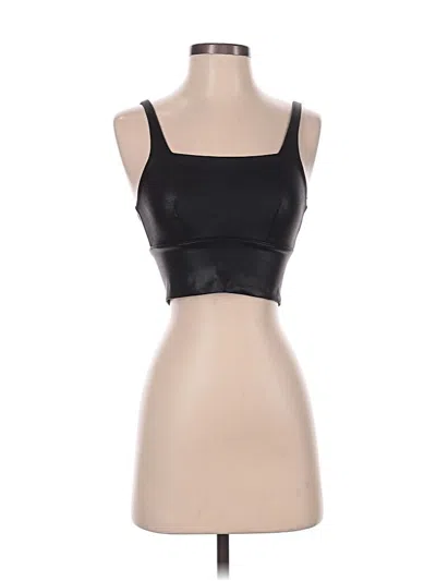 Pre-owned Spanx Sports Bra In Black