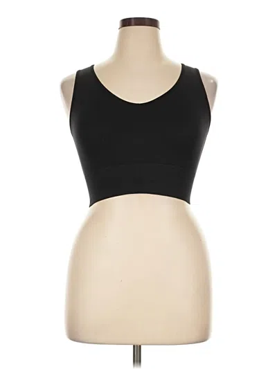 Pre-owned Spanx Sports Bra In Black