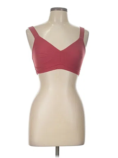 Pre-owned Spanx Sports Bra In Burgundy