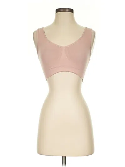 Pre-owned Spanx Sports Bra In Pink