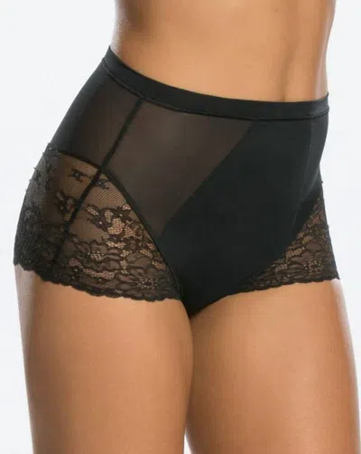 Spanx Spotlight On Lace Shaper Brief In Very Black