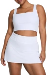 Spanx ® Square Neck Crop Tank Top In White