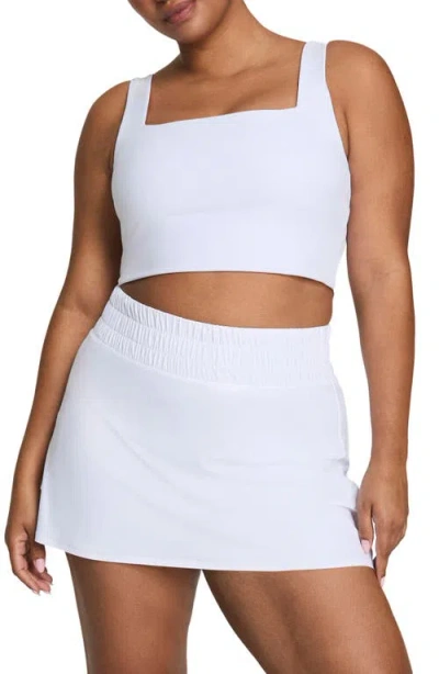 Spanx ® Square Neck Crop Tank Top In White