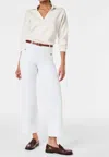 SPANX STRECH TWILL CROPPED PANT IN BRIGHT WHITE