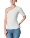 Spanx ® Stretch Rib One-shoulder Top In Green
