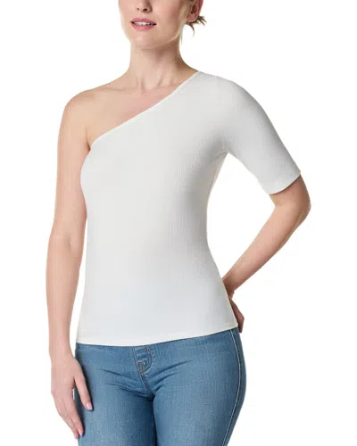 Spanx ® Stretch Rib One-shoulder Top In Green