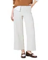 Spanx Stretch Twill Crop Wide Leg Pants 2.0 In Bone