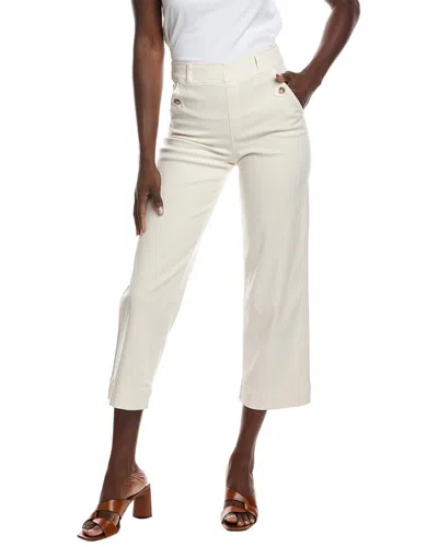 Spanx Stretch Twill Cropped Pant In White