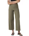 Spanx ® Stretch Twill Cropped Wide Leg Pant​ In Green