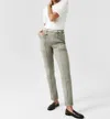 SPANX STRETCH TWILL STRAIGHT LEG PANT IN OLIVE OIL