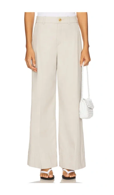 Spanx Stretch Twill Wide Leg Pant In Neutral