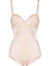 Spanx Suit Ur Fancy Cupped Bodysuit In White