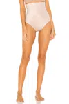 Spanx Suit Your Fancy High Waist Thong In Champagne Beige