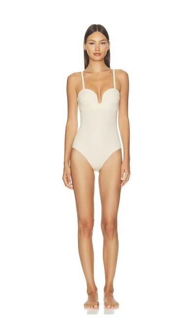 Spanx Suit Your Fancy Strapless Bodysuit In Neutral