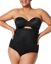 Spanx Suit Your Fancy Strapless Bra In Very Black