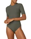Spanx ® Suit Yourself Ribbed Crewneck Bodysuit In Green