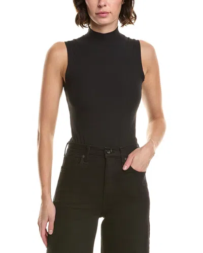 Spanx ® Suit Yourself Ribbed Mock Neck Sleeveless Bodysuit In Black