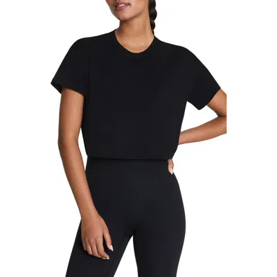 Spanx ® Supernaturals Crop T-shirt In Black